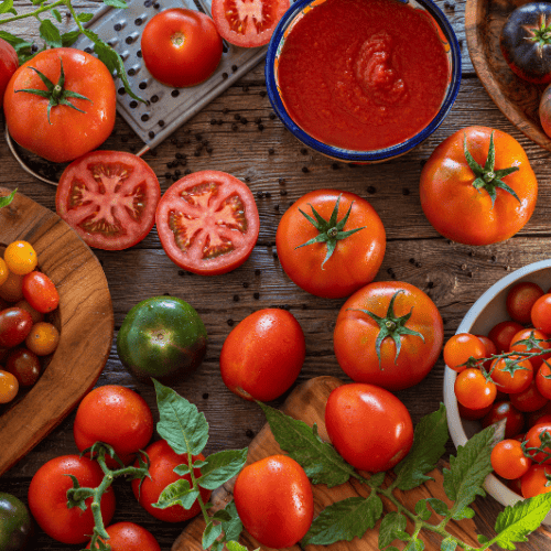 tomaten sterilisierbarer Beutel